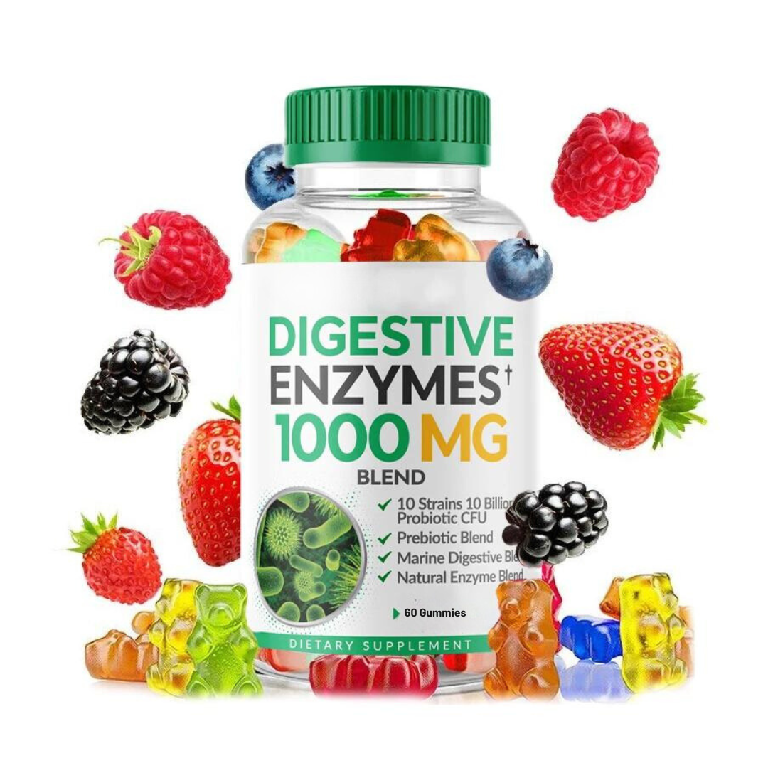 Complement alimentaire : Gummies d'enzymes digestives