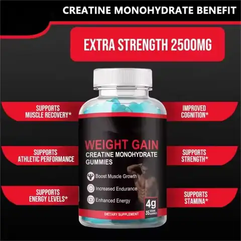 Creatine Monohydrate Gummies – Boostez vos performances physiques