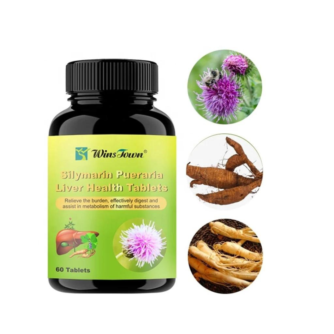 Pilules Silymarin Pueraria pour la Santé du Foie à Base de Plantes