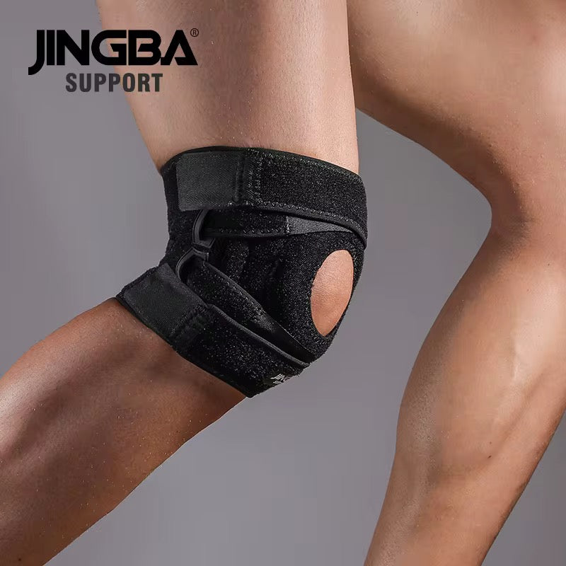 Genouillère Réglable JINGBA en Néoprène – Soutien Articulations & Protection Sportive