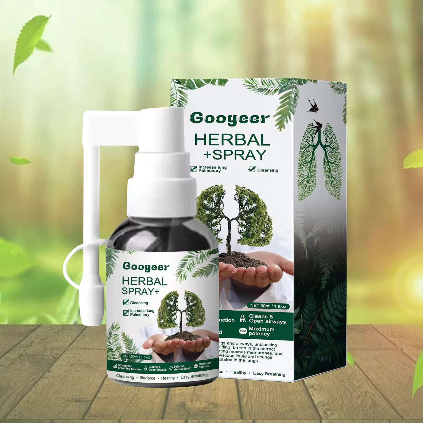 Spray Gorge & Poumons – Soulagement Respiratoire et Hygiène des Voies Respiratoires