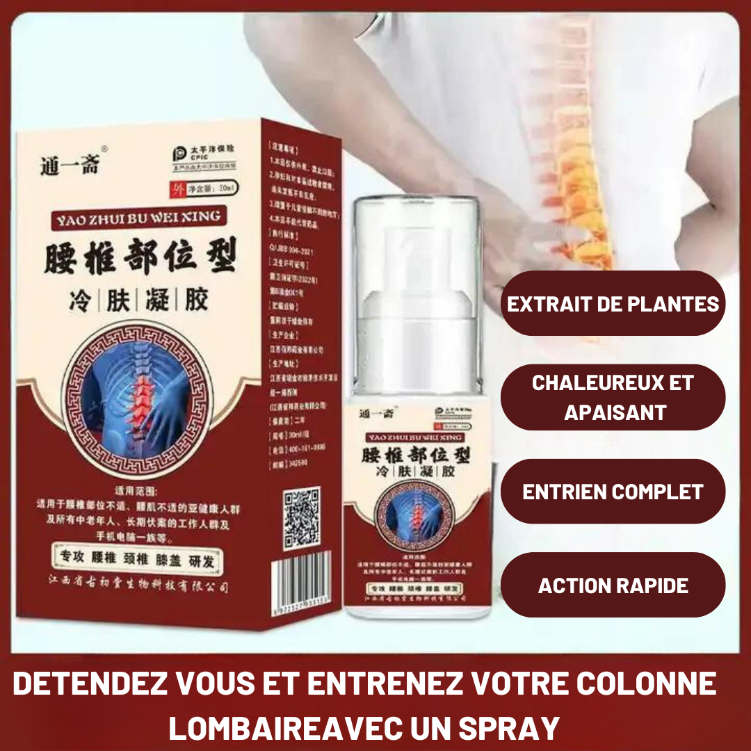 Pack (2 boites ) Spray Chinois pour le Traitement de la Douleur Lombaire