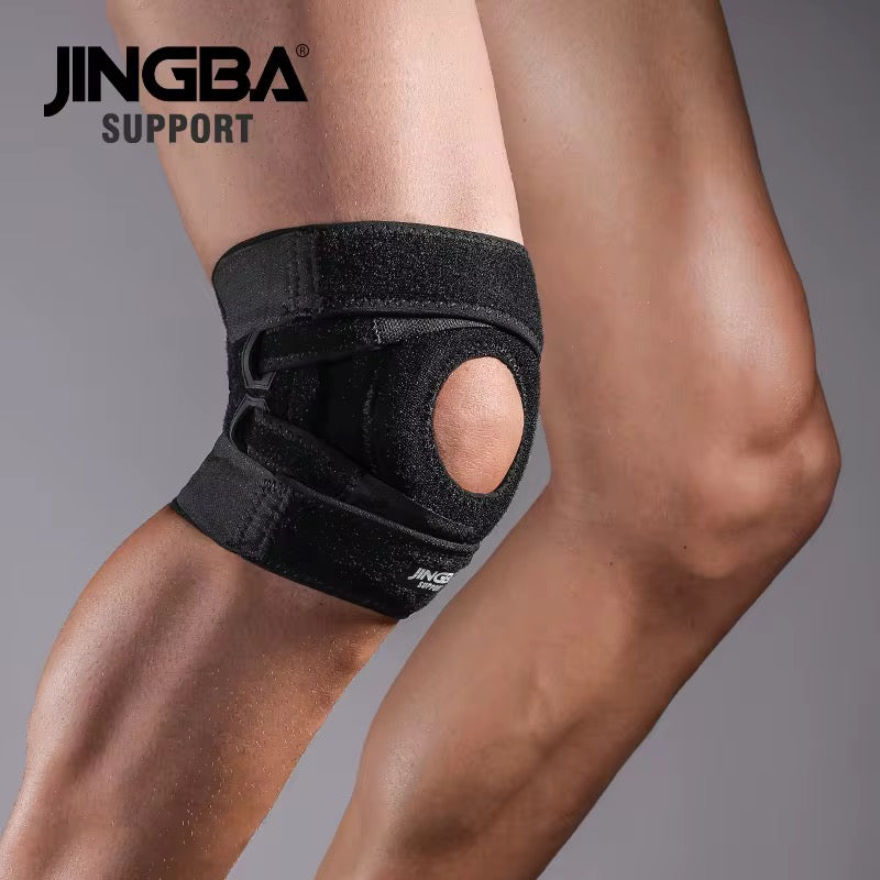 Genouillère Réglable JINGBA en Néoprène – Soutien Articulations & Protection Sportive