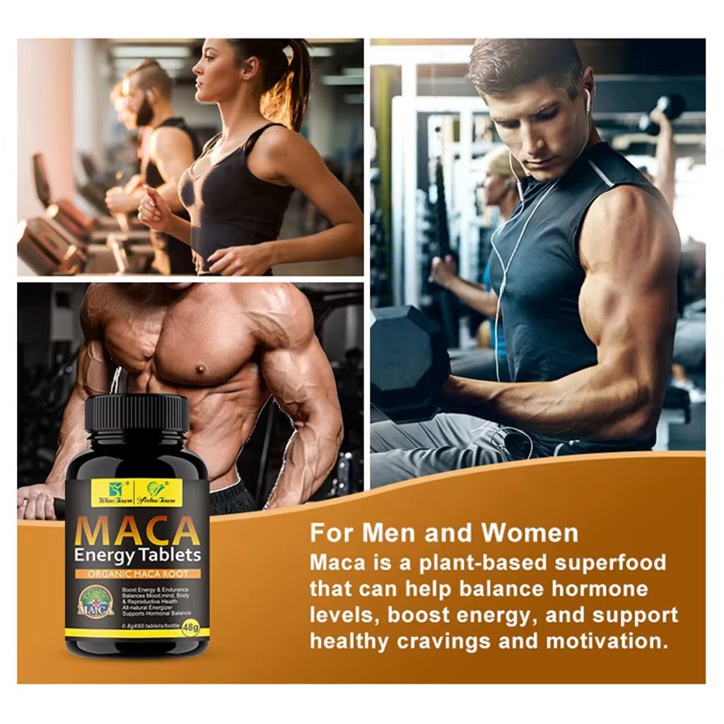 Capsules de Maca – Énergie, Vitalité & Performance Naturelle
