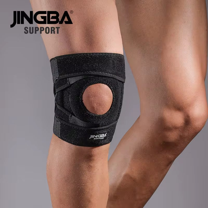 Genouillère Réglable JINGBA en Néoprène – Soutien Articulations & Protection Sportive