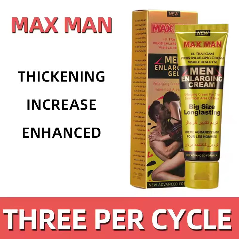 Crème Max Man pour Homme – Soin Intime Tonifiant & Stimulant