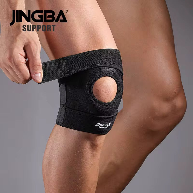 Genouillère Réglable JINGBA en Néoprène – Soutien Articulations & Protection Sportive