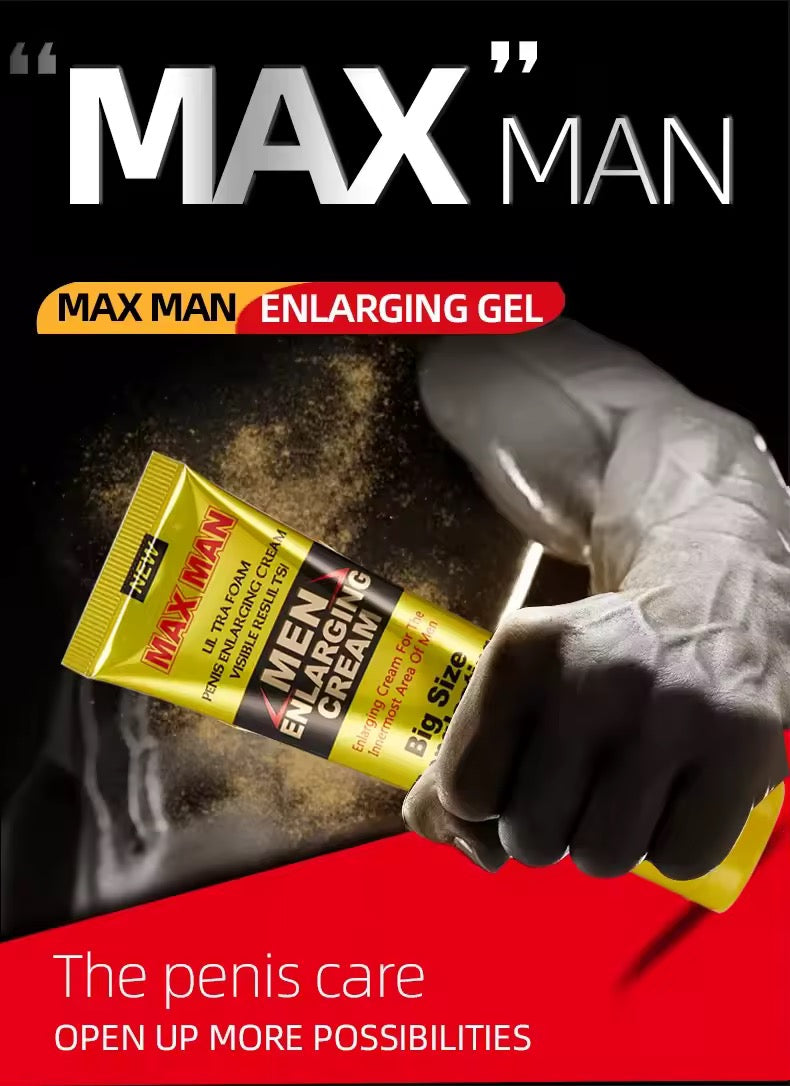 Crème Max Man pour Homme – Soin Intime Tonifiant & Stimulant