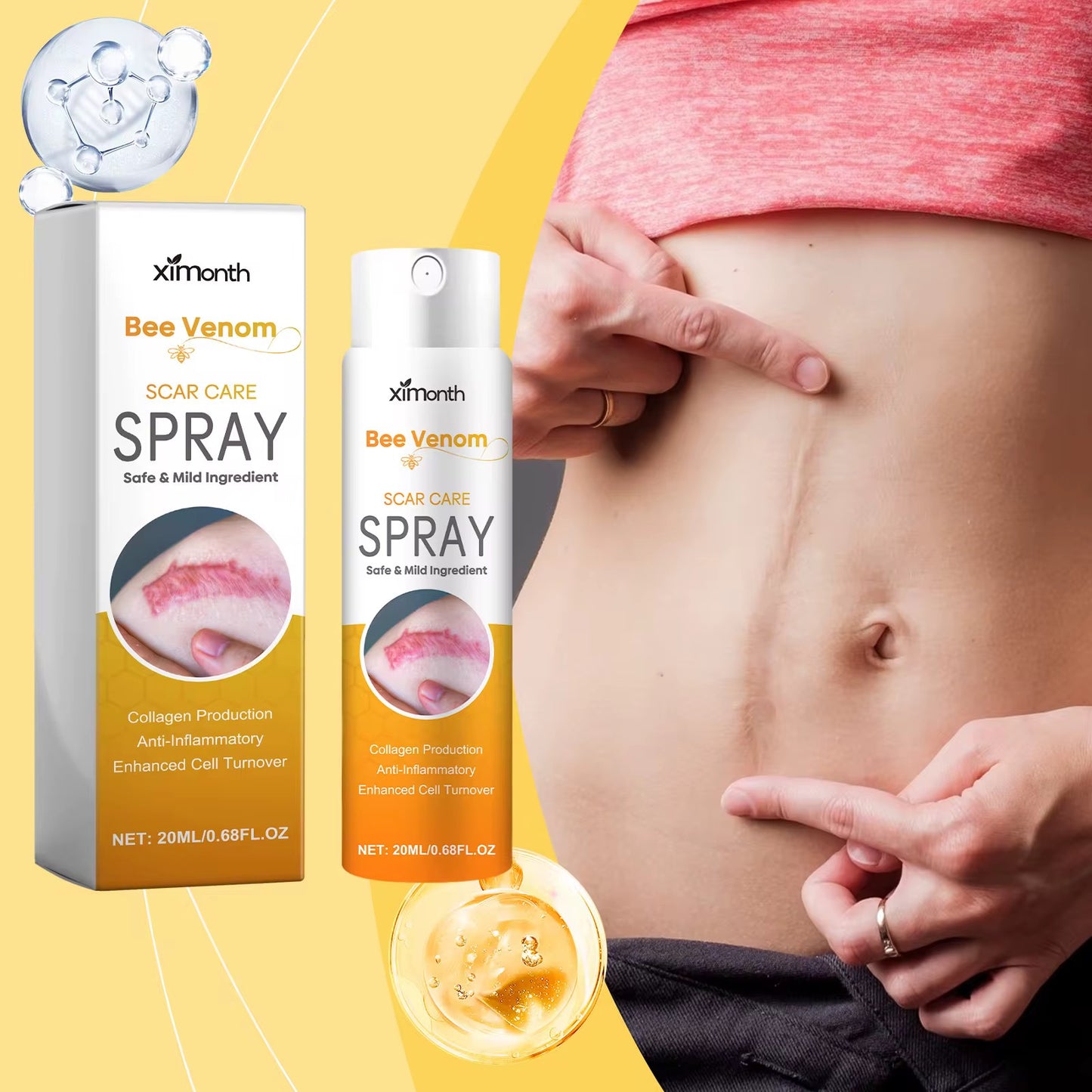 Spray Réparateur de la Peau – Soin Apaisant & Cicatrices