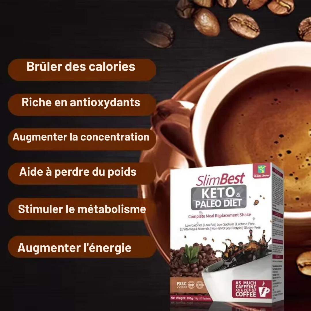 Café Cétogène Amincissant Naturel - Détox à Base de Plantes