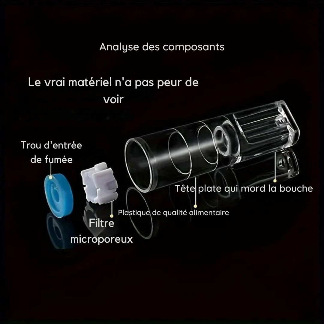 Lot de 100 filtres à cigarettes jetables : Épais et Mince Pour Hommes et Femmes