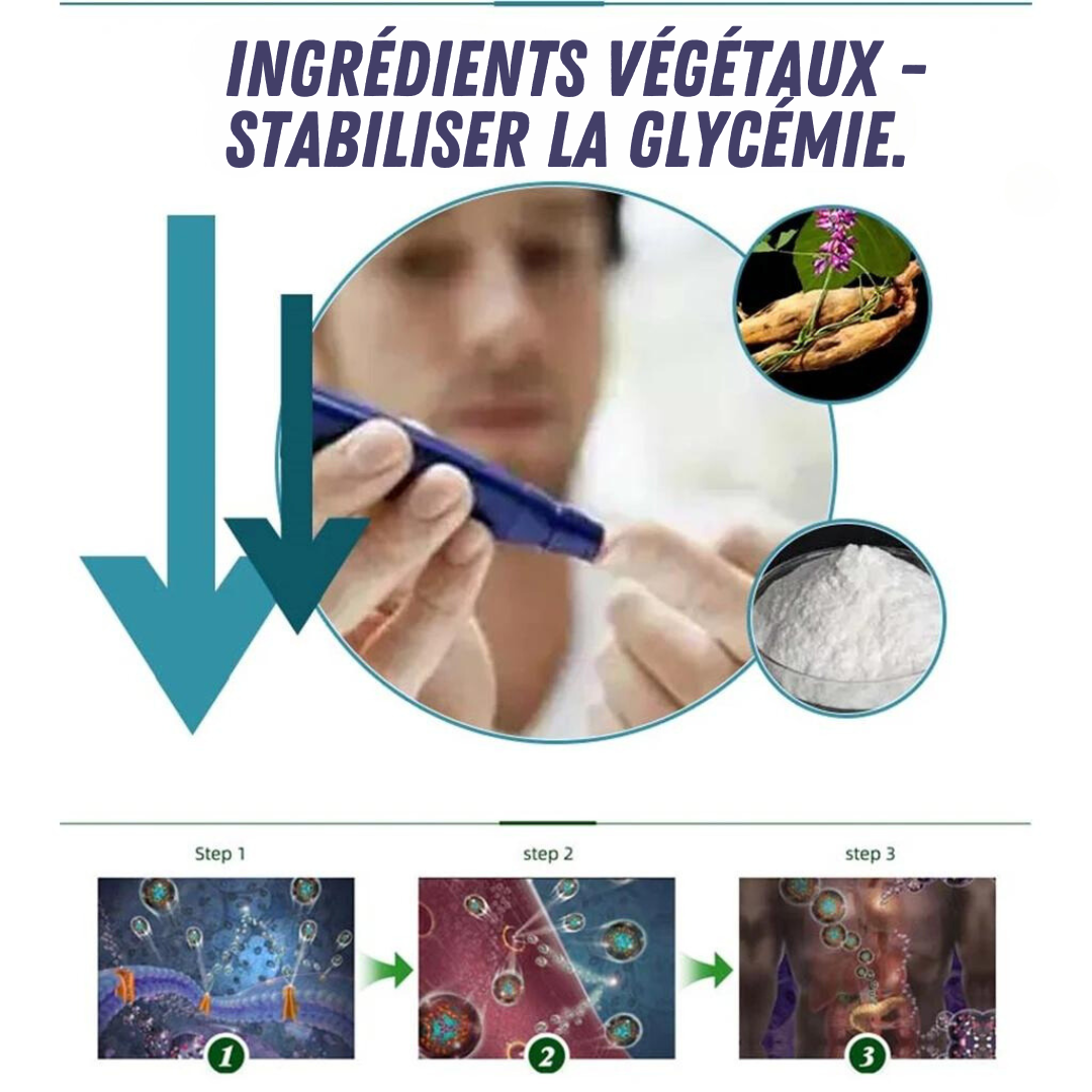 Complément Alimentaire : Capsules de la Santé du Diabète à Base de Plantes Tang Niaokang