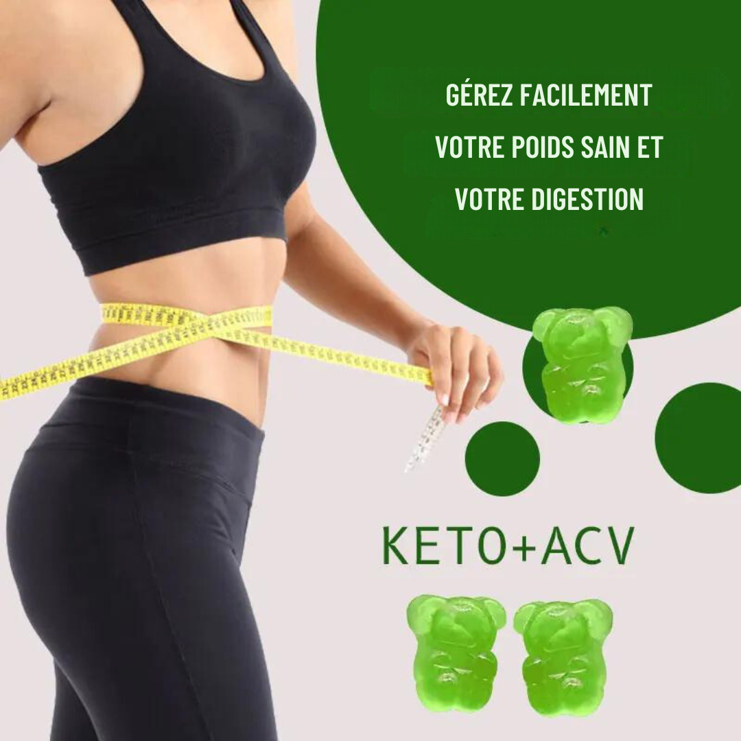 Complément Alimentaire : Gummy Keto Perte de poids, Brûleur de graisse