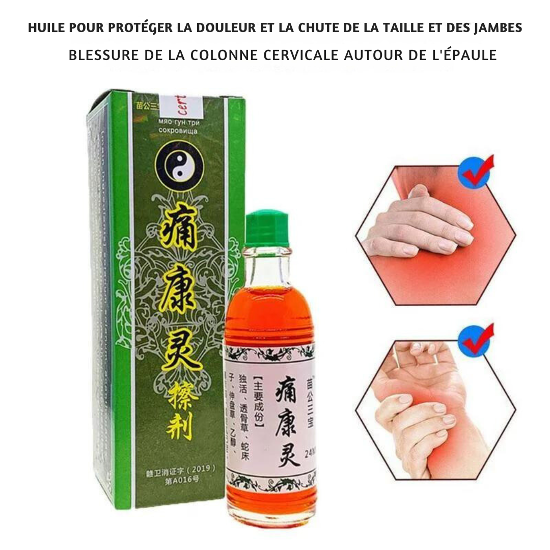 Pommade liquide chinoise pour douleurs articulaires