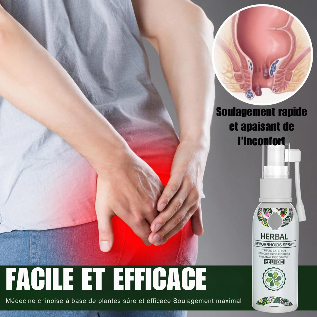 Spray pour traiter les hémorroïdes externes