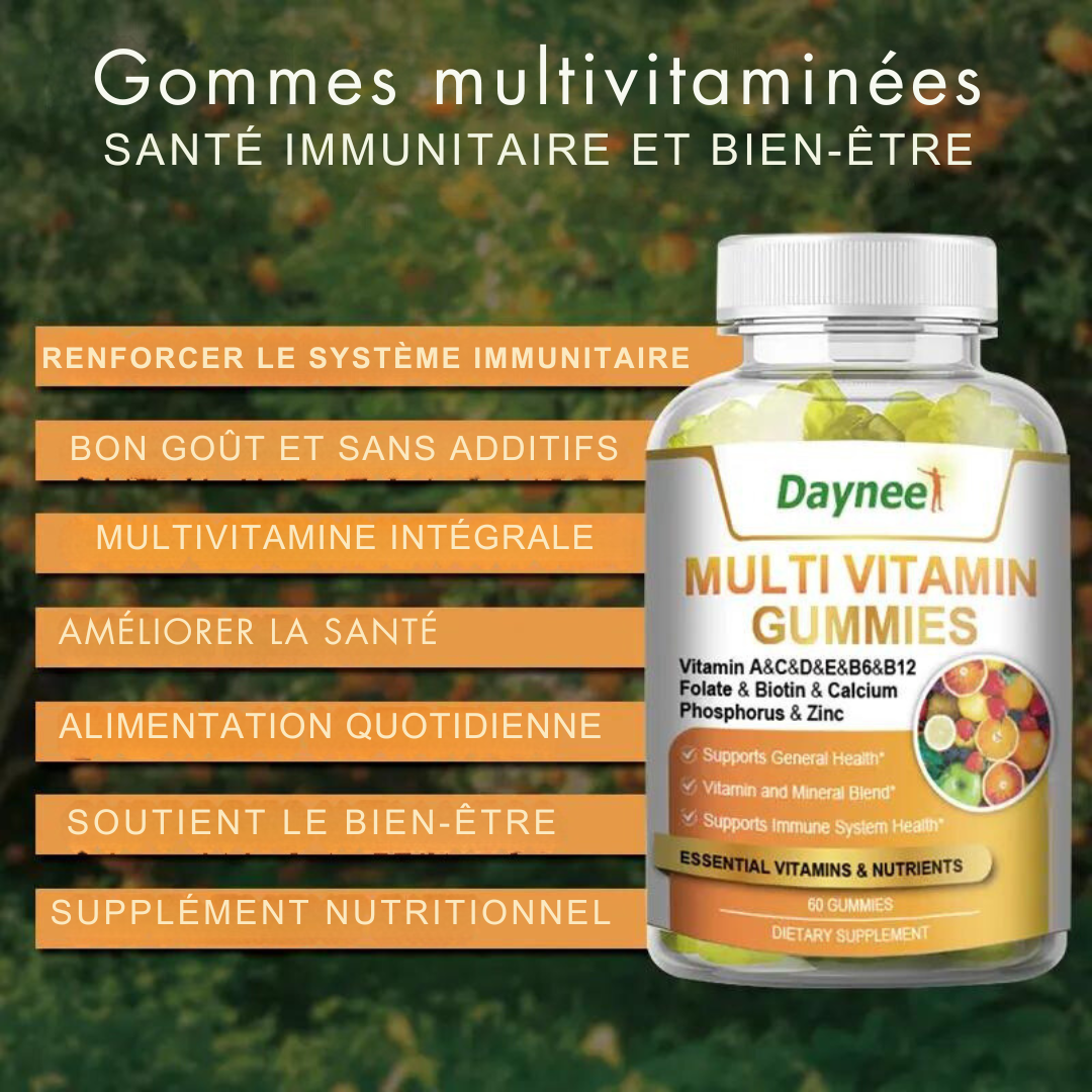 Complément Alimentaire : Gummies Multi-vitamines