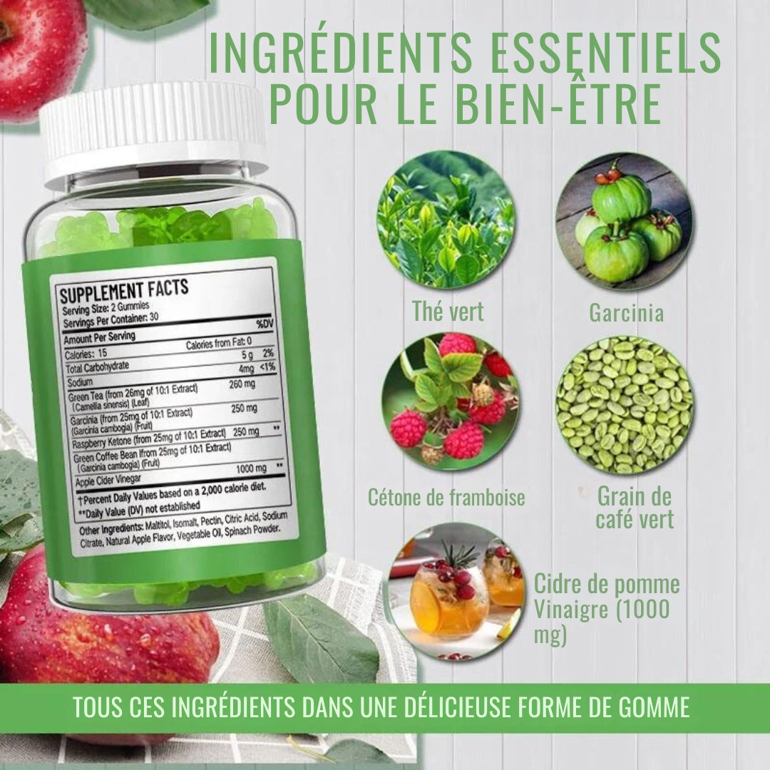 Complément Alimentaire : Gummy Keto Perte de poids, Brûleur de graisse