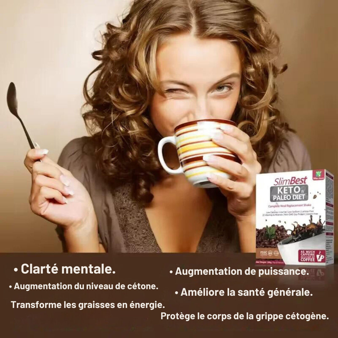 Café Cétogène Amincissant Naturel - Détox à Base de Plantes