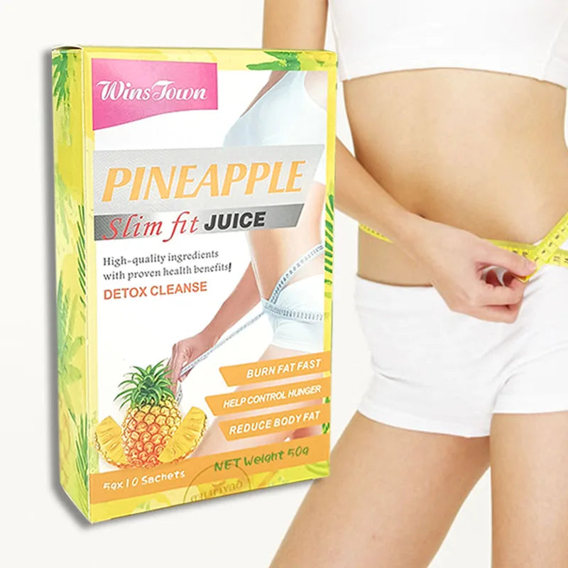 Jus Minceur à l'Ananas en Poudre pour Perte de Poids