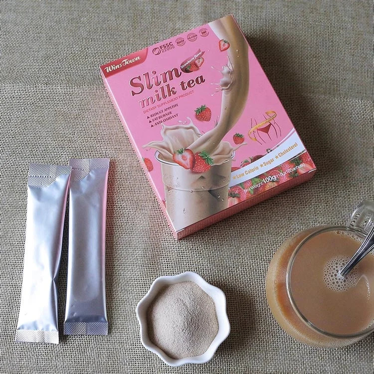 Thé au Lait Minceur WinsTown Substitut de Repas Quotidien
