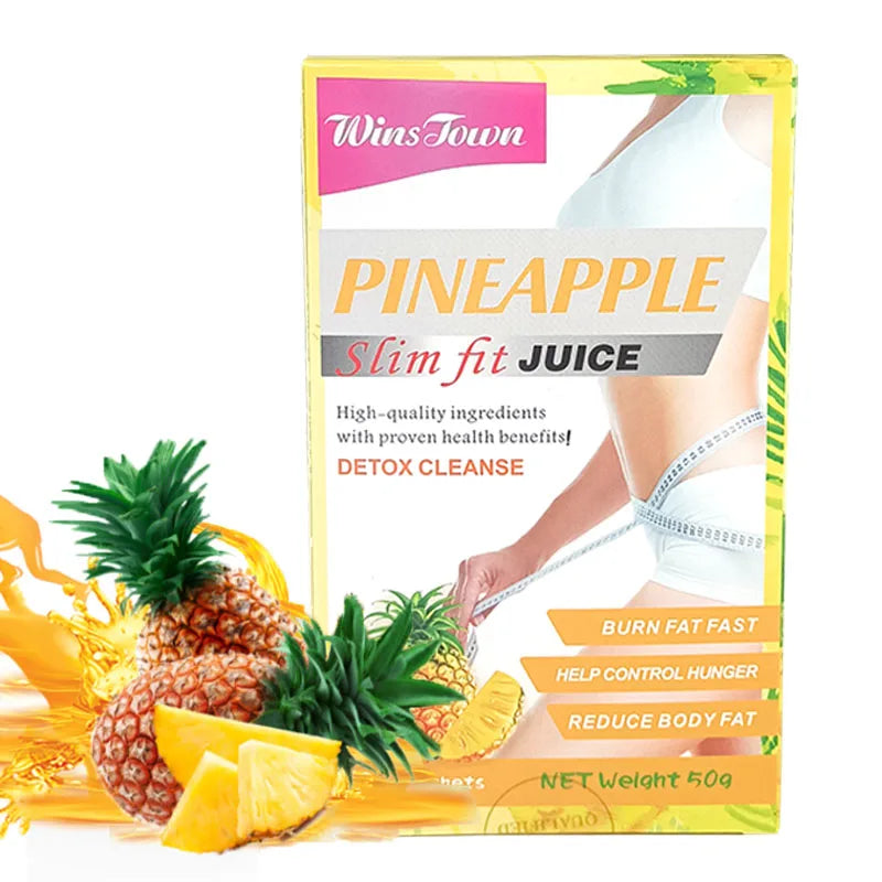 Jus Minceur à l'Ananas en Poudre pour Perte de Poids