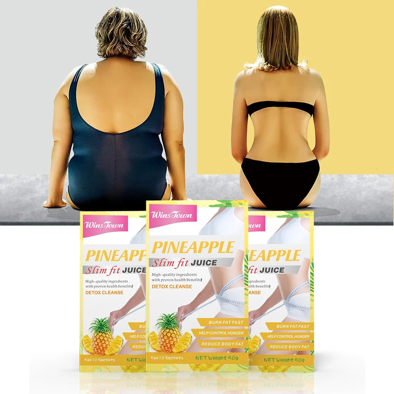 Jus Minceur à l'Ananas en Poudre pour Perte de Poids