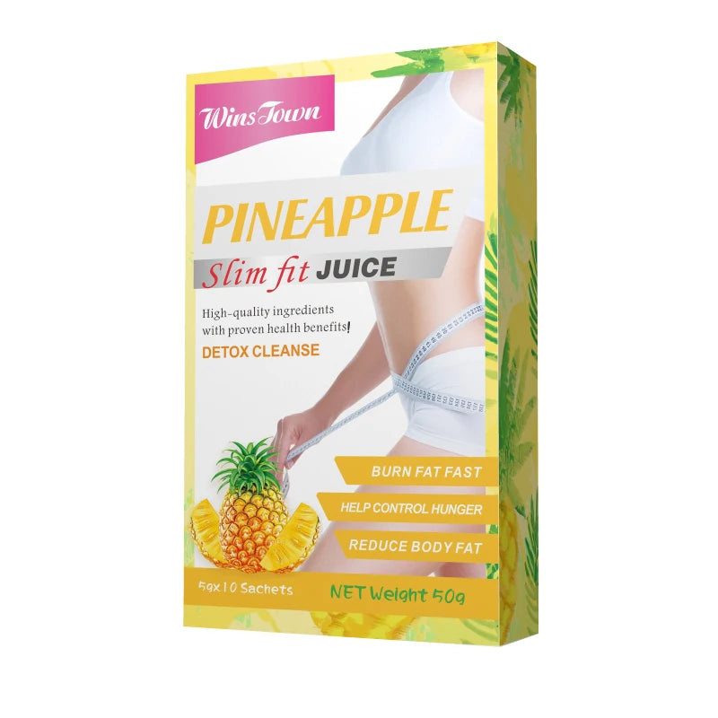 Jus Minceur à l'Ananas en Poudre pour Perte de Poids