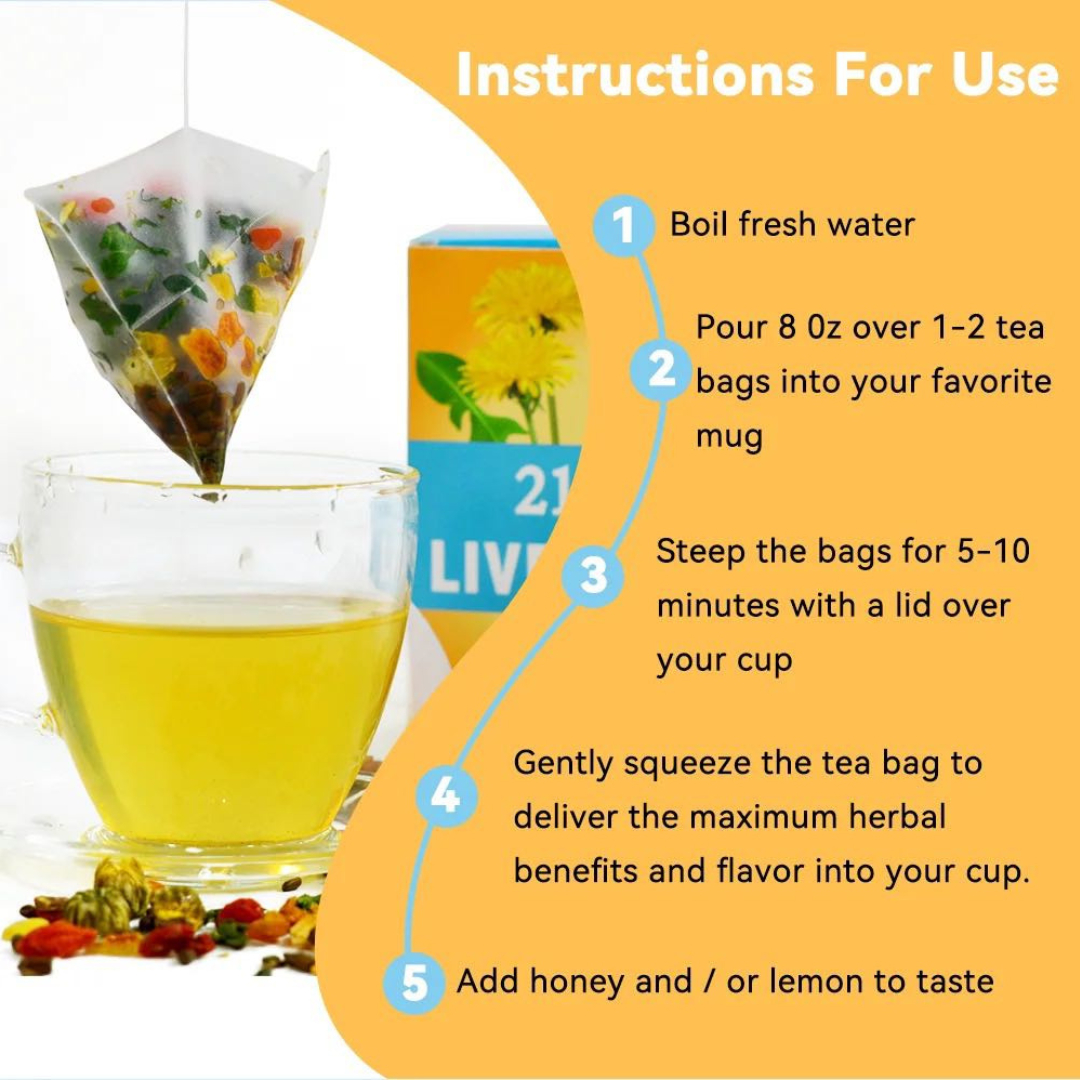 Hepatoprotective Tea – Liver Damage Protection & Herbal Detox Cleanse