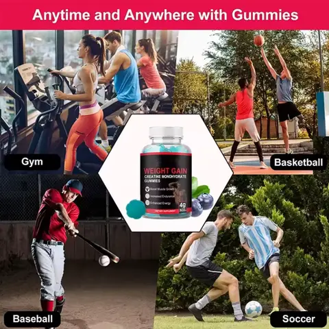 Creatine Monohydrate Gummies – Boostez vos performances physiques
