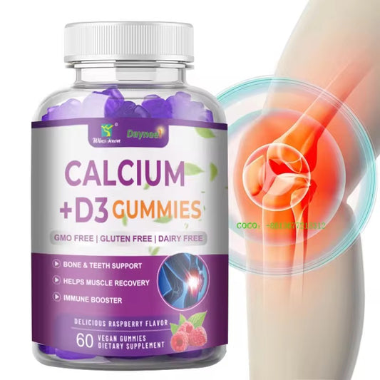 Calcium + D3 Gummies – Pour des os et des dents solides