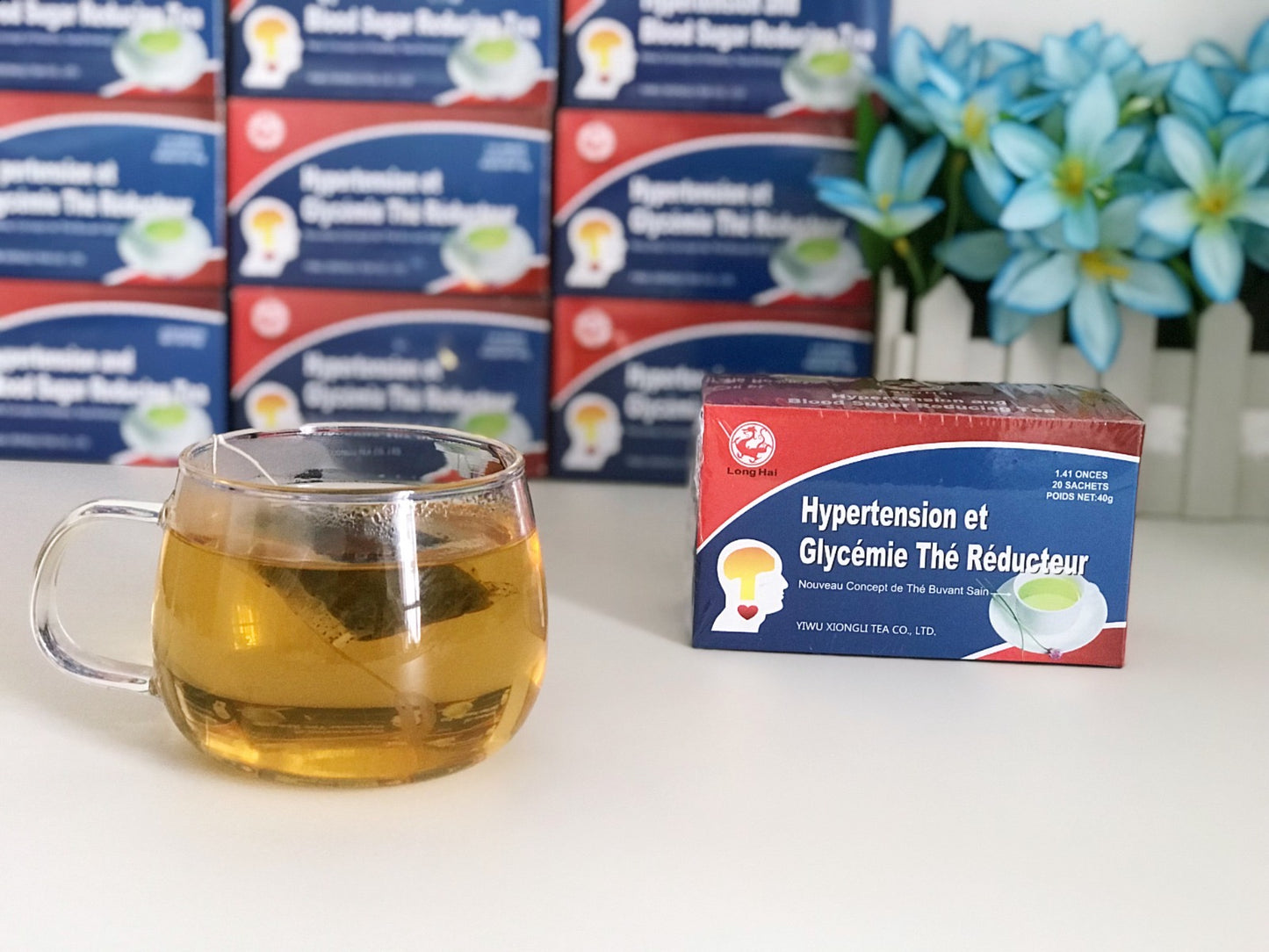 Tisane Chinoise : Thé d'équilibre de sucre dans le sang aux herbes biologiques naturelles