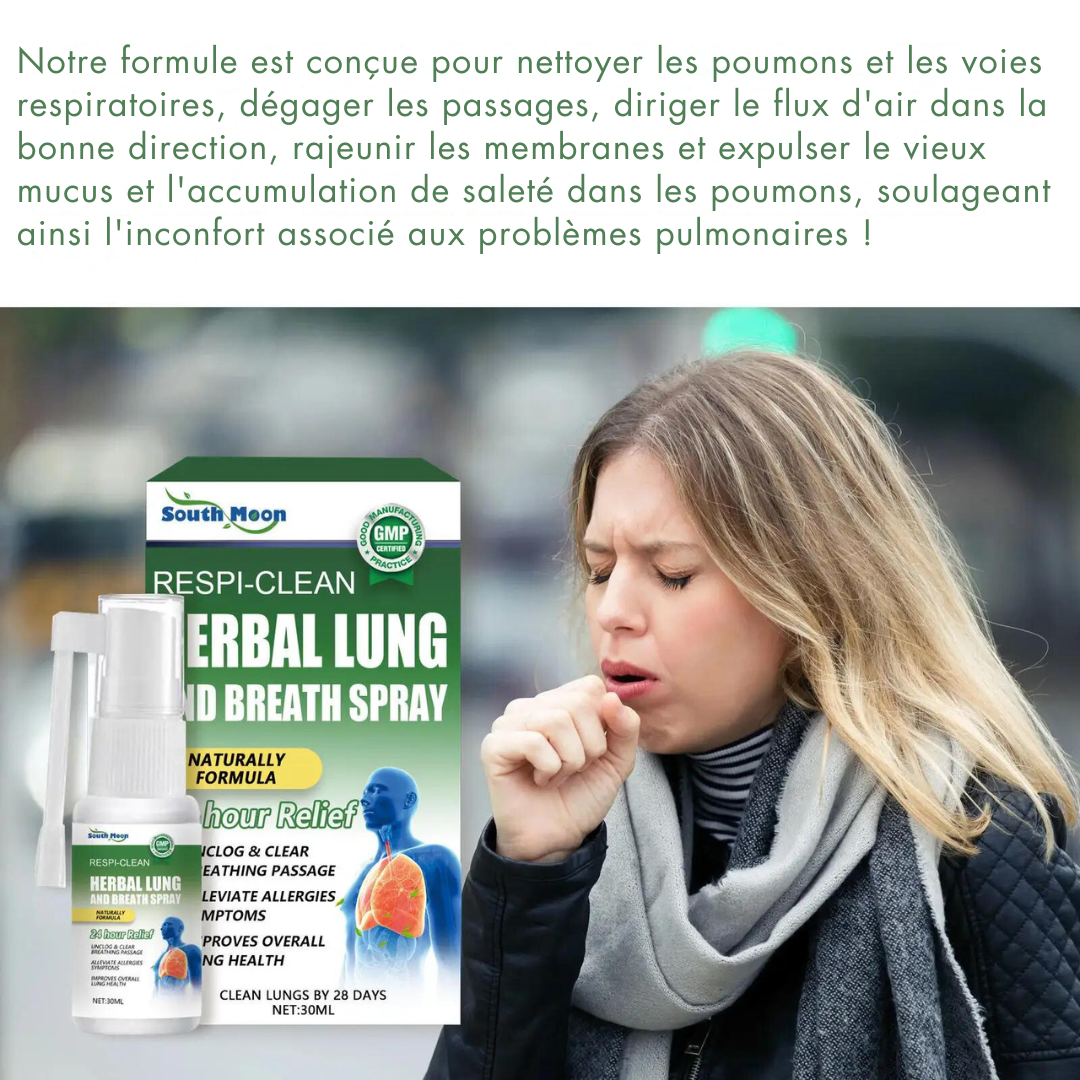 Spray Respiratoire pour le Soulagement des Maux de Gorge