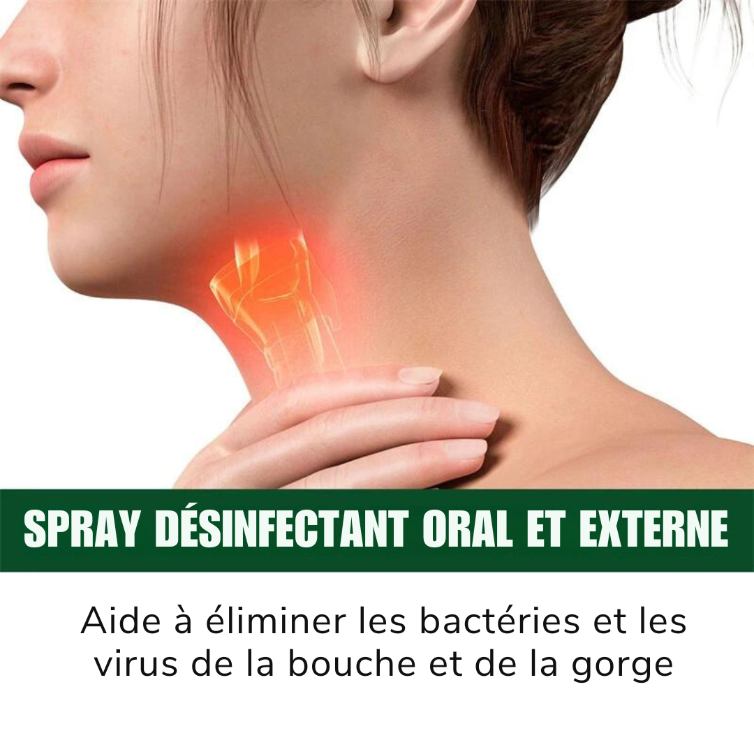 Spray Rafraîchisseur d'Haleine et Soulagement des Maux de Dents