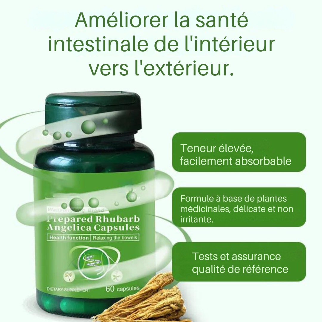 Complément alimentaire : Gélules de nettoyage de colon