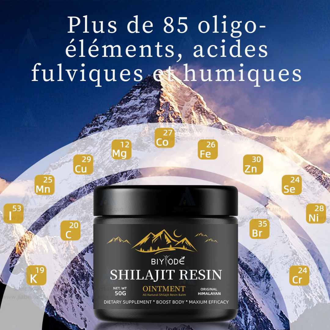 Supplément de Pâte de Crème Shilajit - Shilajit Pure de l'Himalaya