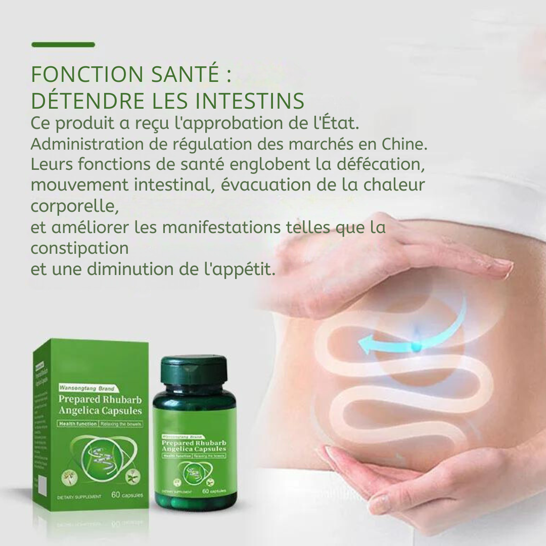 Complément alimentaire : Gélules de nettoyage de colon