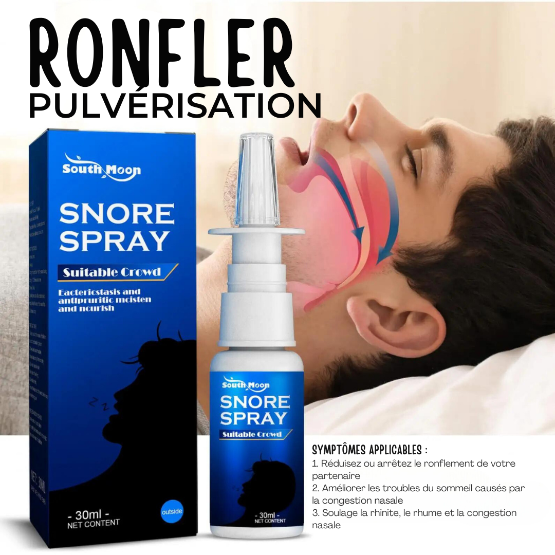 Spray Anti-Ronflement à Base de Plantes