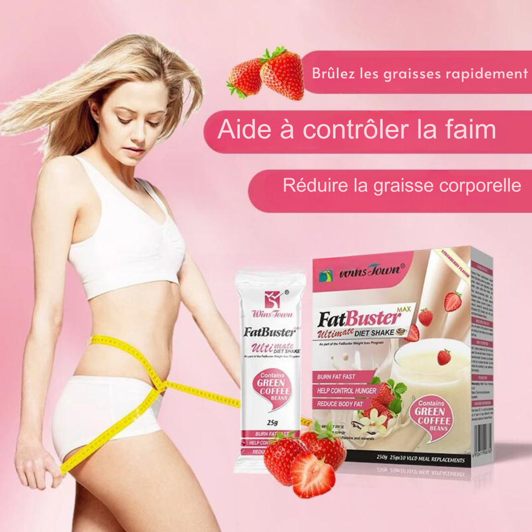 Winstown Fat Buster - Shake Minceur pour Substitut de Repas