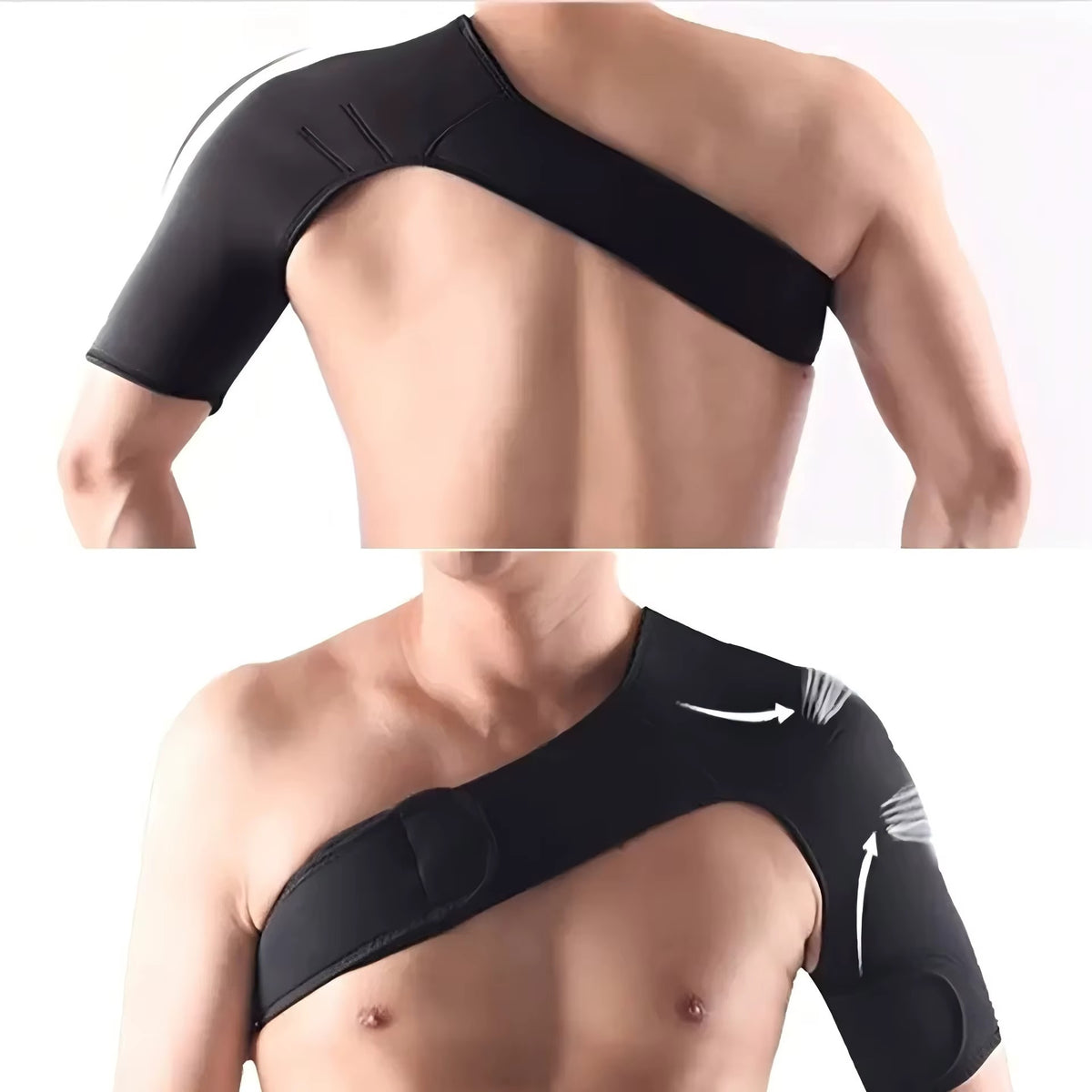 Attelle d'Épaule Ajustable à Compression – Soutien, Stabilité & Soulagement