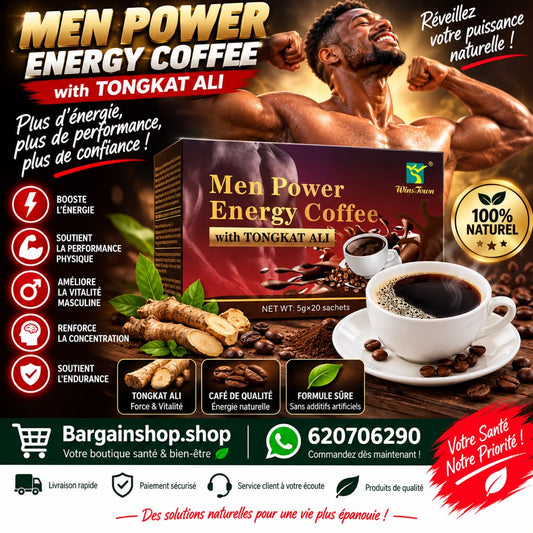 Café Bio Maca Énergétique pour Hommes