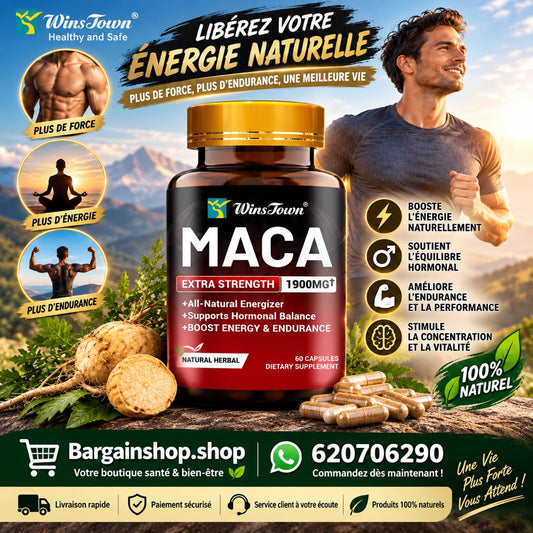 Capsules de Maca - Complément Alimentaire Naturel