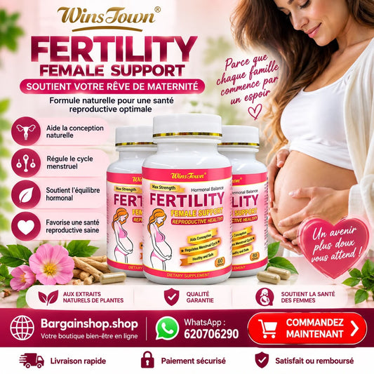 Complexe Fertilité Féminine – Soutien Reproducteur & Énergie Vitale