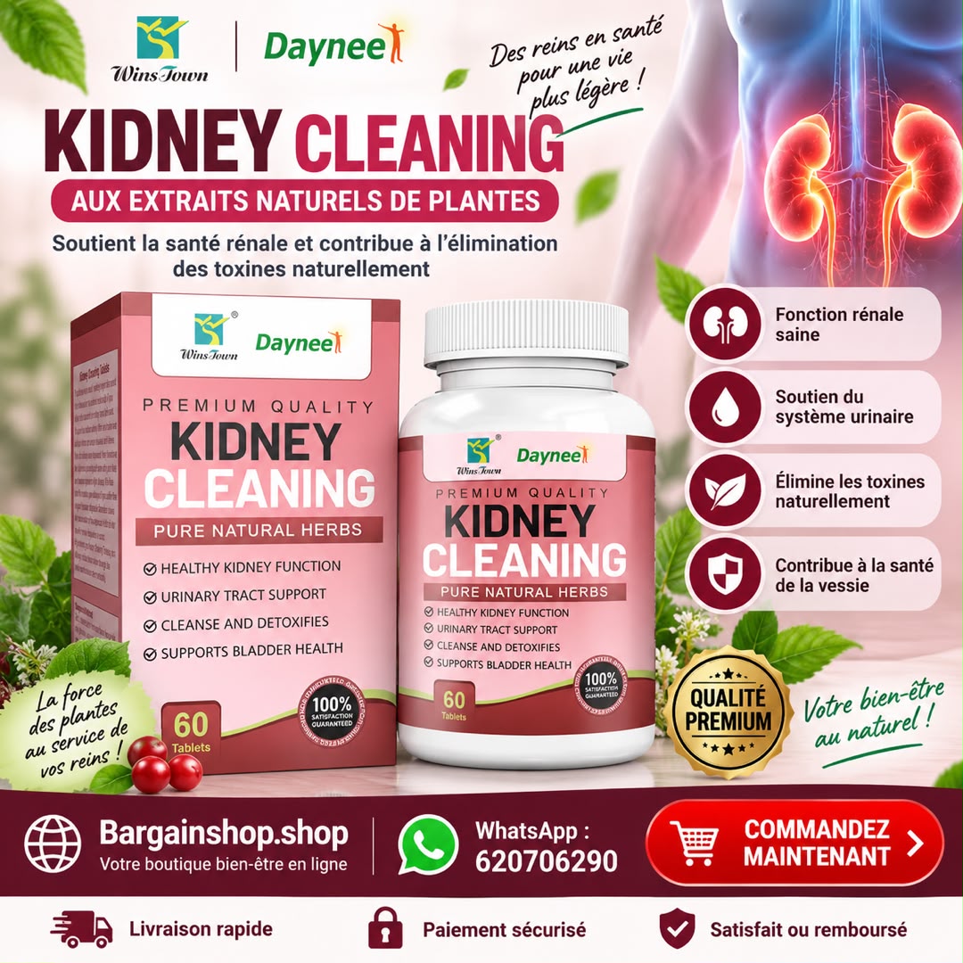 Détox Reins & Vitalité – Comprimés de Nettoyage Naturel
