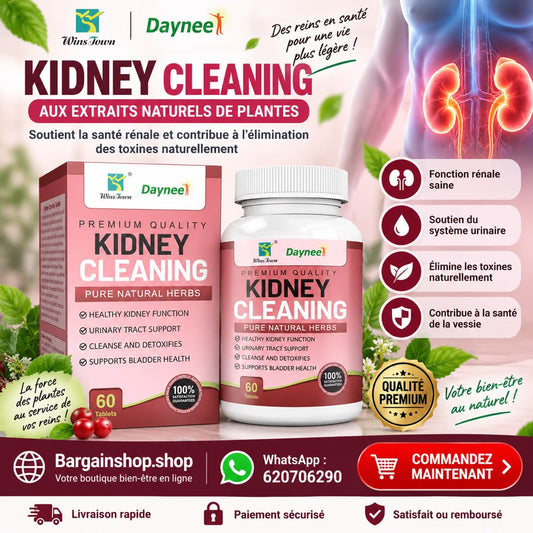Détox Reins & Vitalité – Comprimés de Nettoyage Naturel
