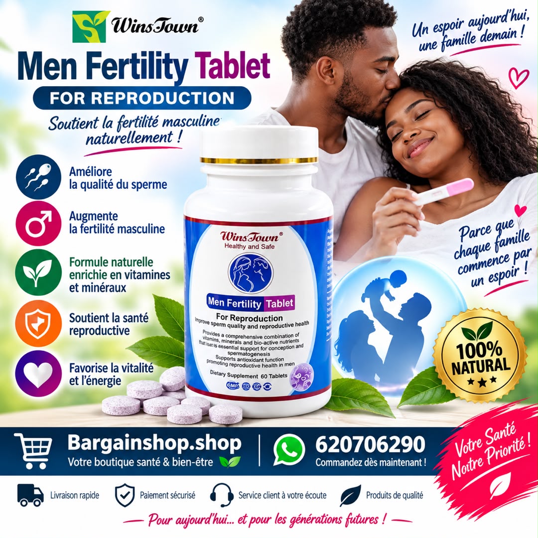 Comprimés de Fertilité Masculine – Booster de Vitalité