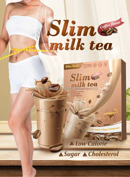 Thé au Lait Minceur WinsTown Best Slim Green Slimming Coffee