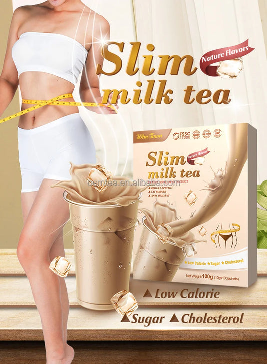 Thé au Lait Minceur - Réduction de Graisse Abdominale et Détoxification