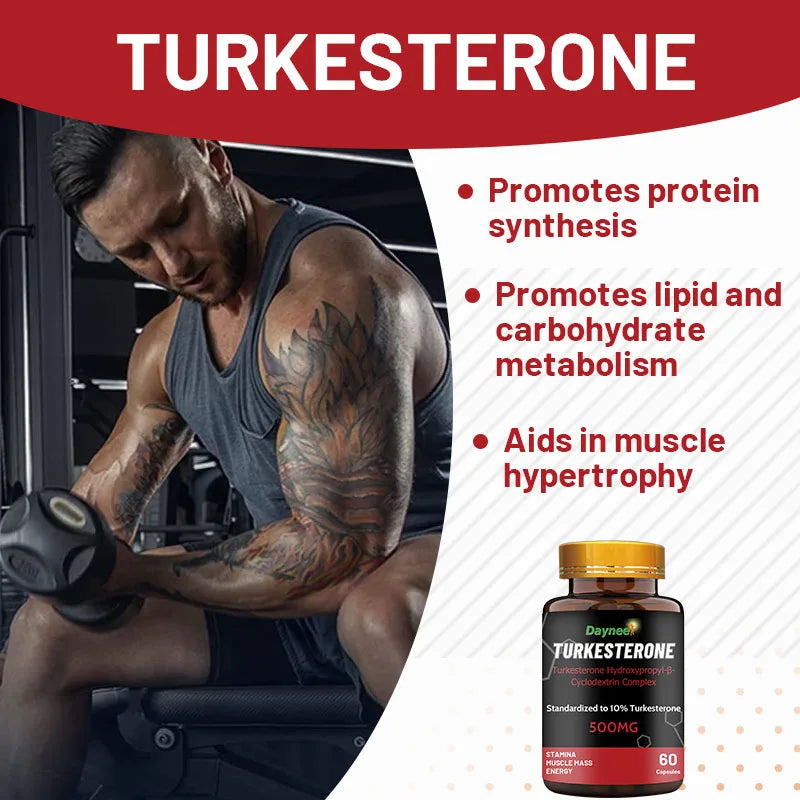 Capsules de Turkestérone – Énergie et Croissance Musculaire