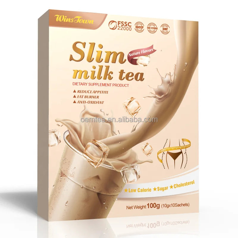 Thé au Lait Minceur - Réduction de Graisse Abdominale et Détoxification