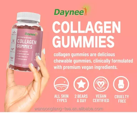 Collagen Gummies – Pour une peau ferme et éclatante